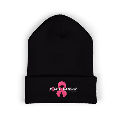 Pink Ribbon Classic Cuffed Beanie