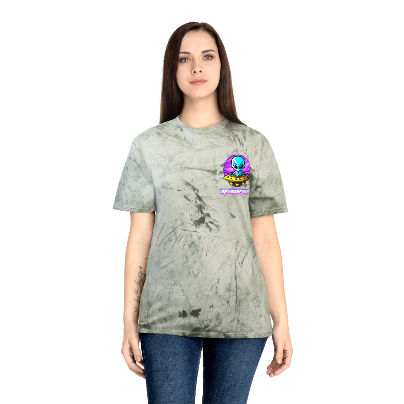 Colorful Alien Graphic Unisex T-Shirt - Perfect for Festivals & Casual Wear