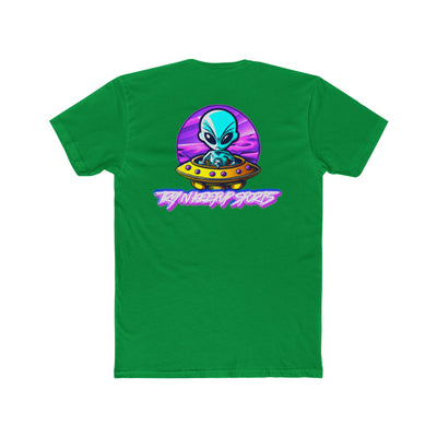 Unisex Cotton Crew Tee - Alien Encounter Graphic T-shirt