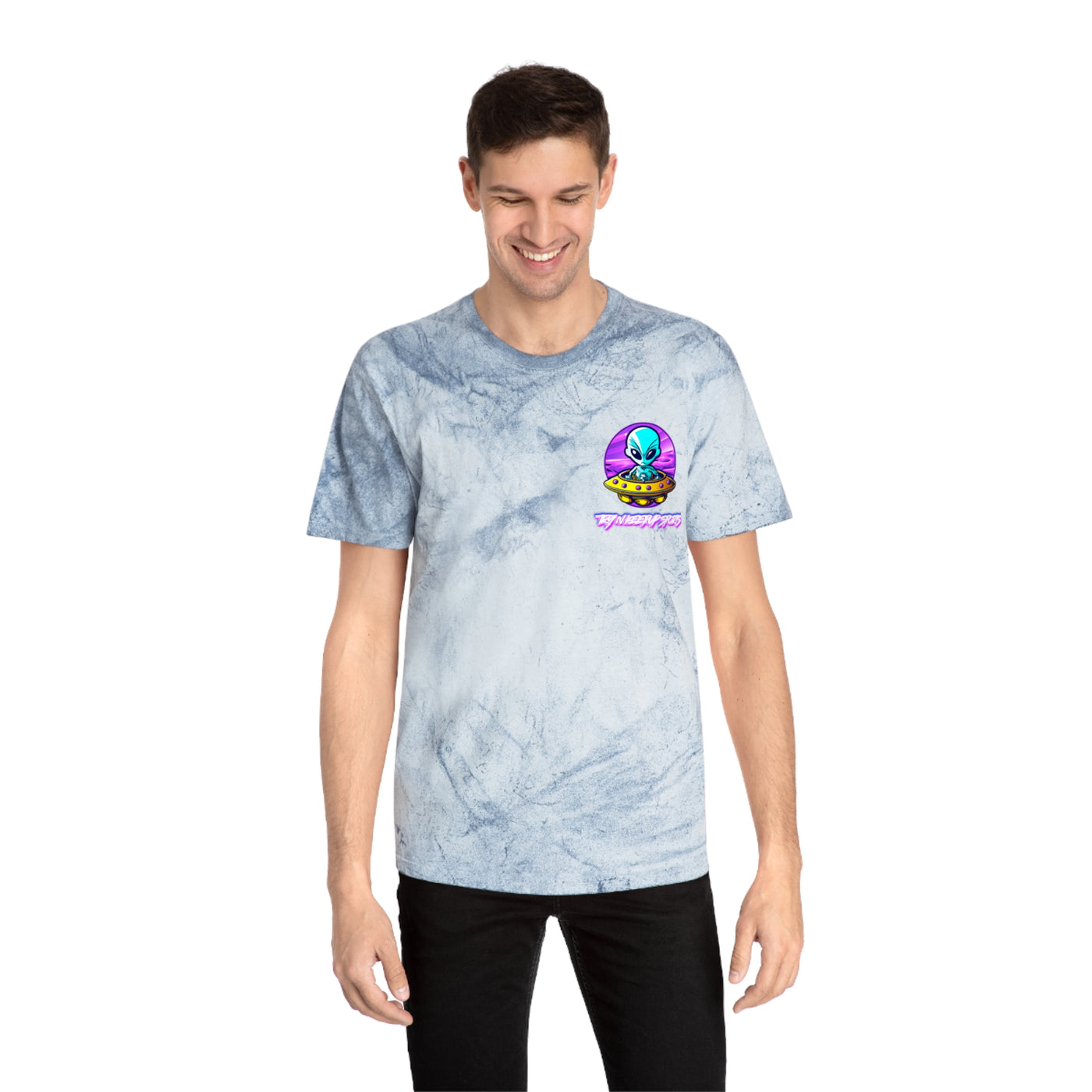 Colorful Alien Graphic Unisex T-Shirt - Perfect for Festivals & Casual Wear