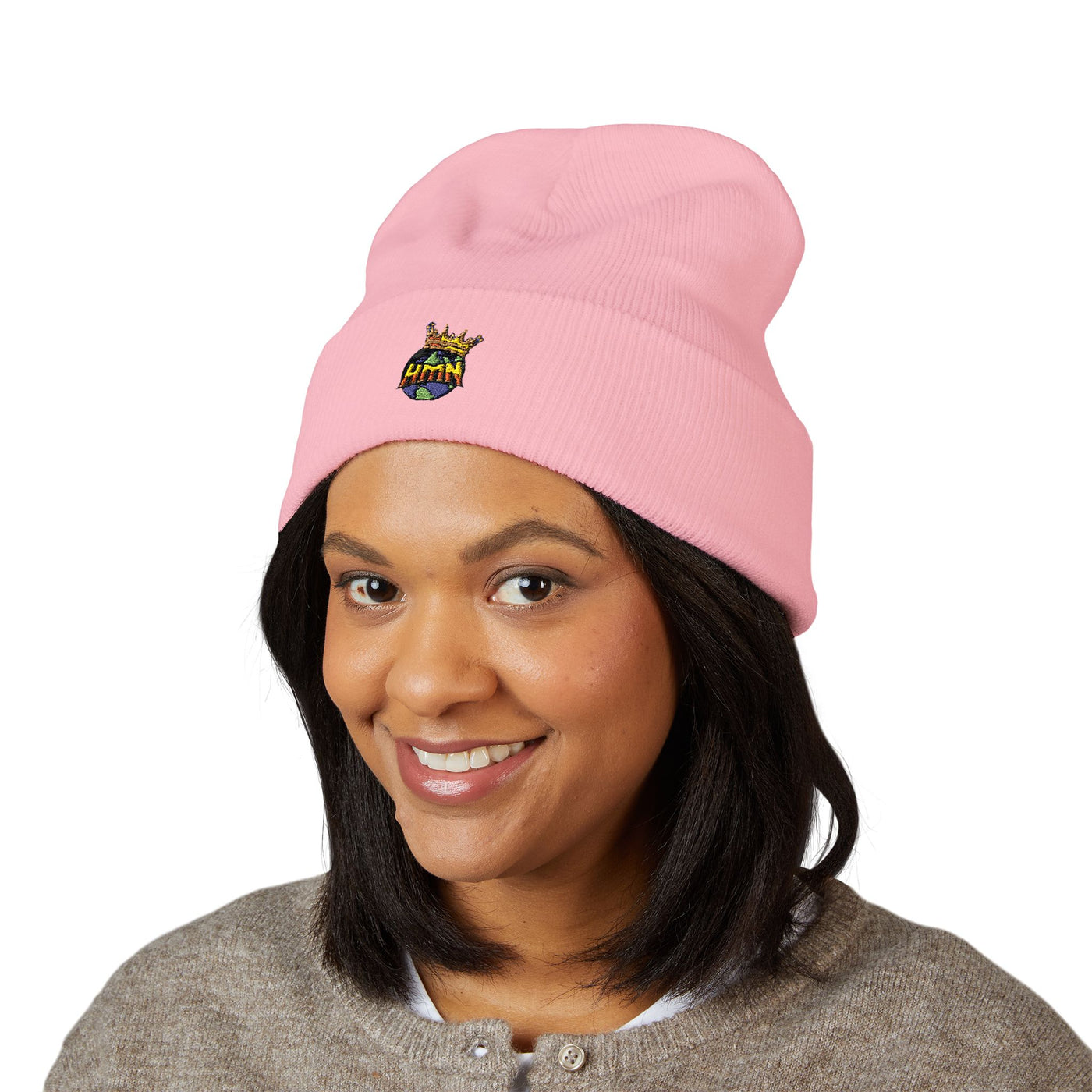 HMN Classic Cuffed Beanie (Embroidery)