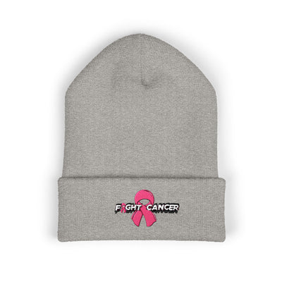 Pink Ribbon Classic Cuffed Beanie