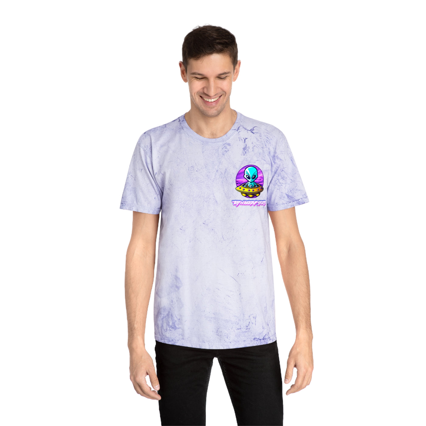 Colorful Alien Graphic Unisex T-Shirt - Perfect for Festivals & Casual Wear