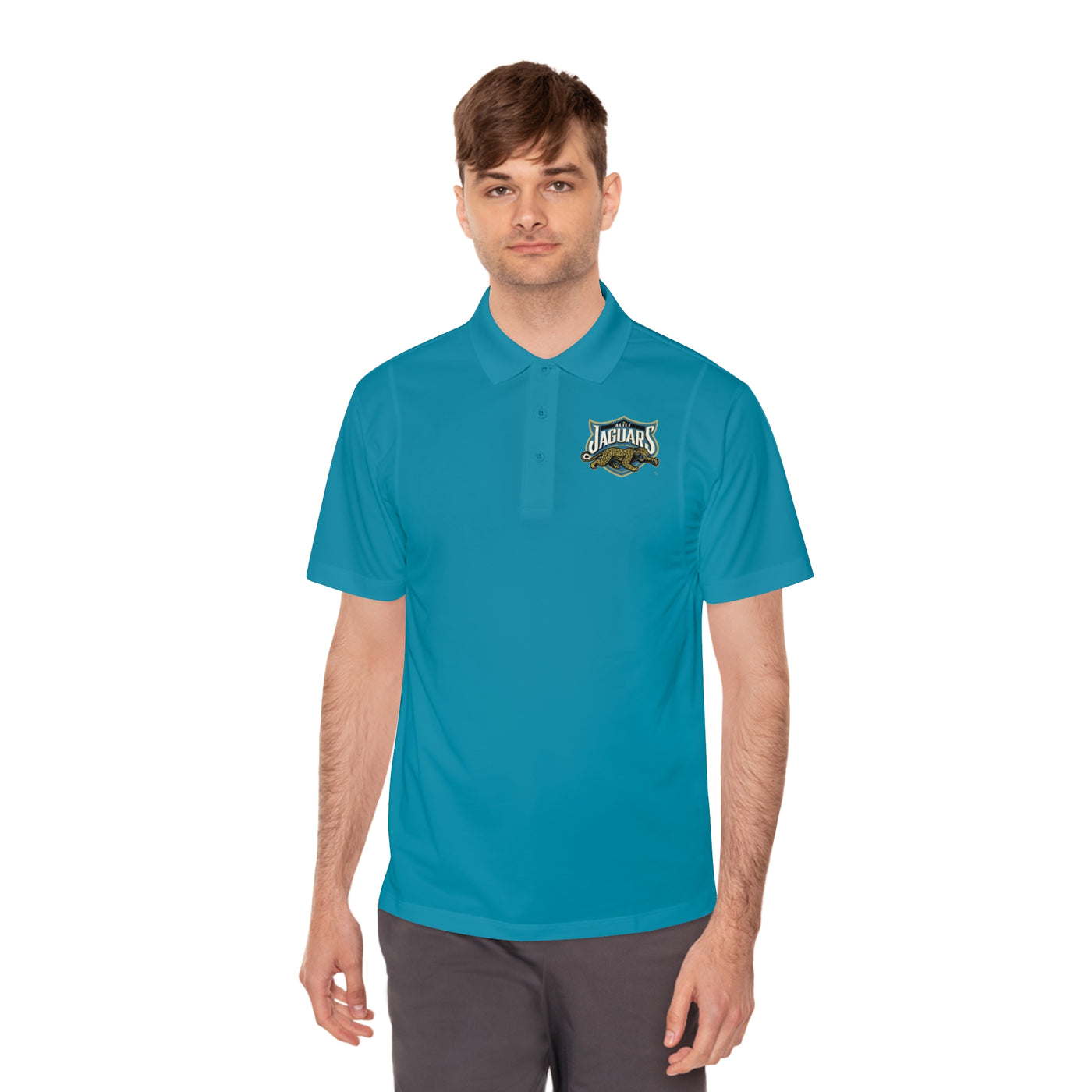 Alief Jaguars Men's Sport Polo Shirt - Perfect for Game Day or Casual Outings