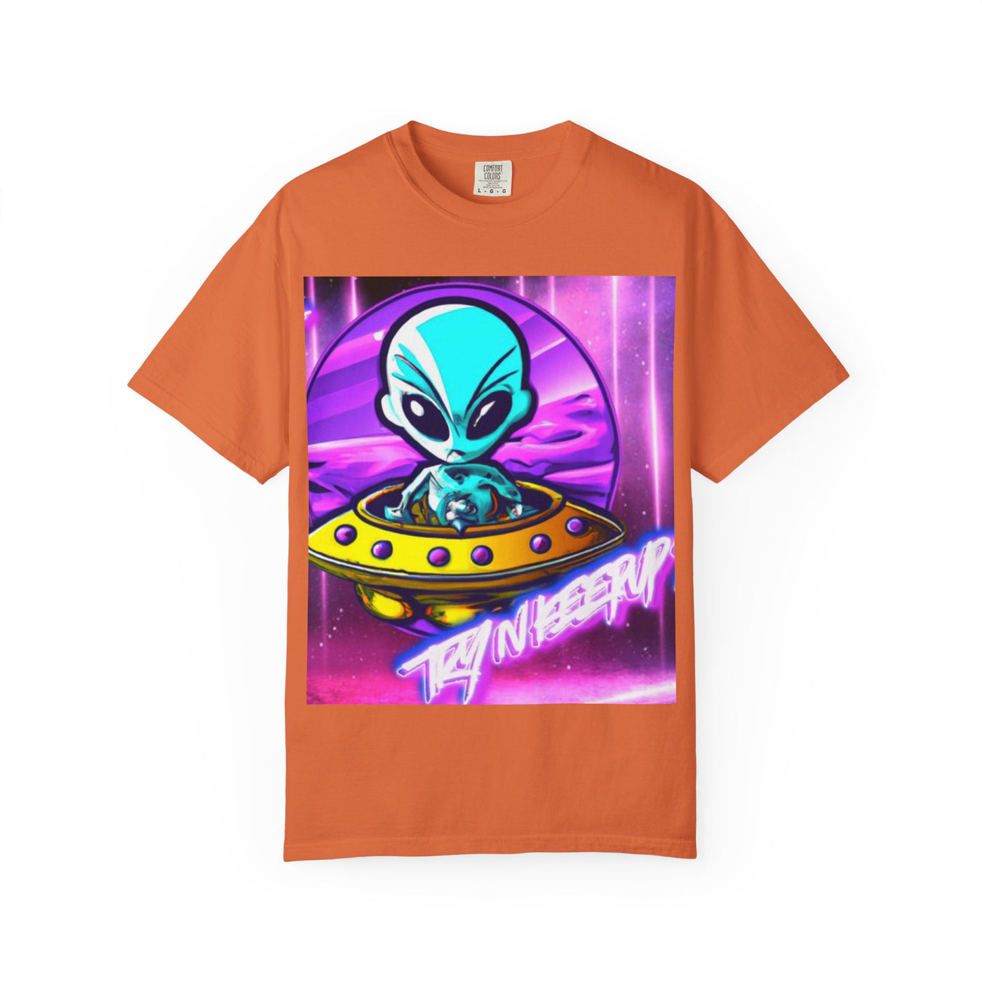 Retro Alien Graphic Unisex T-Shirt - Vintage Space Vibe