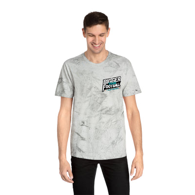 Bigger Football Unisex Tie-Dye T-Shirt - Color Blast Style