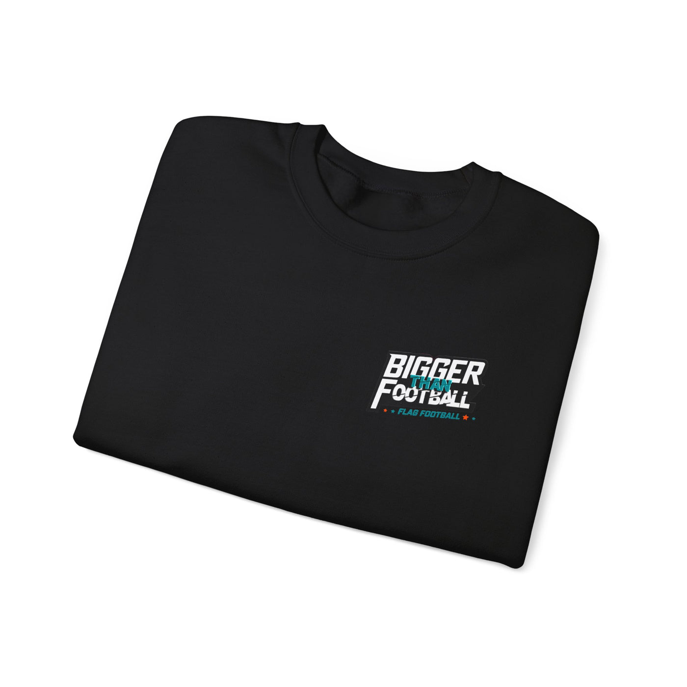 Bigger Football Unisex Heavy Blend Crewneck Sweatshirt