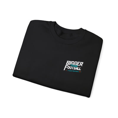 Bigger Football Unisex Heavy Blend Crewneck Sweatshirt
