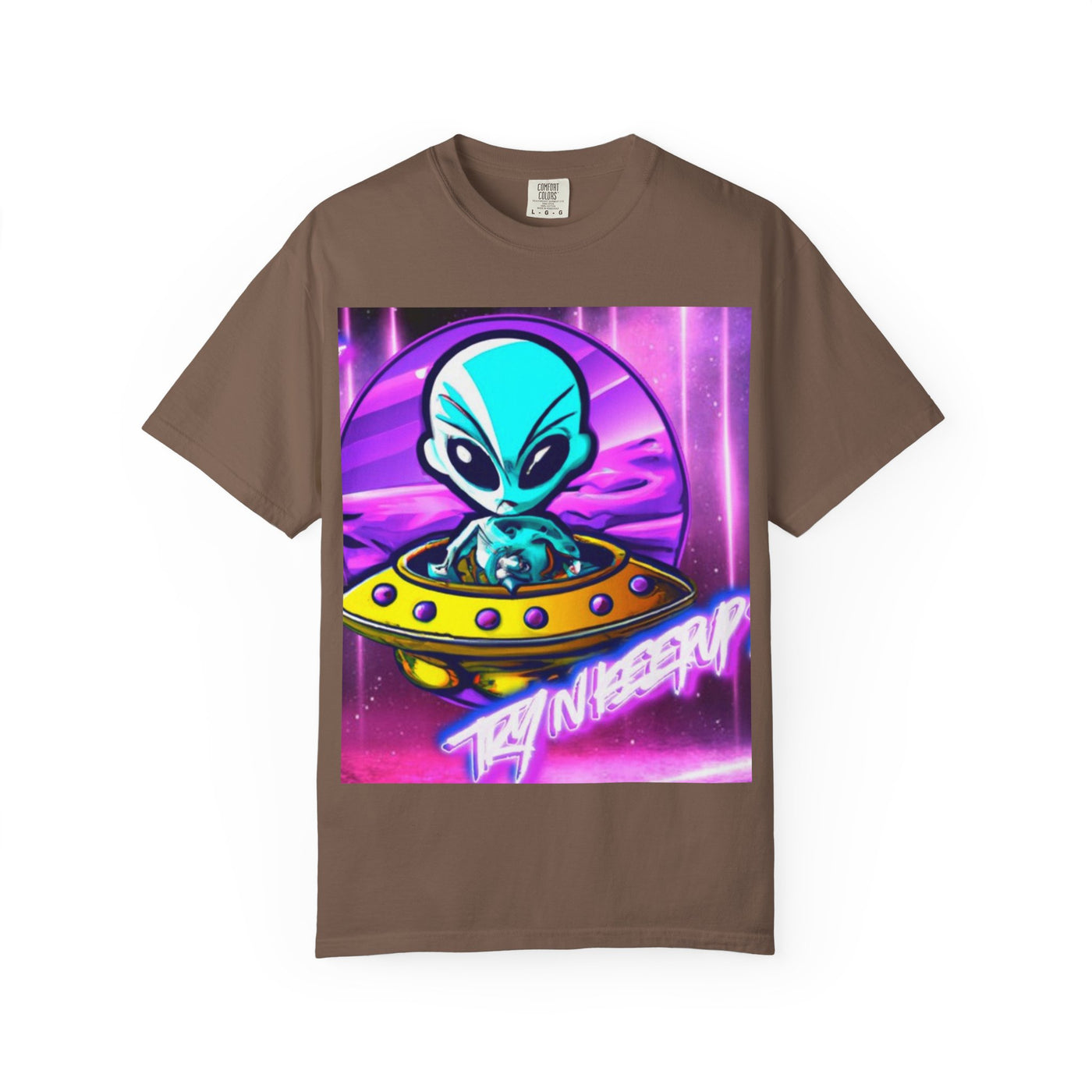Retro Alien Graphic Unisex T-Shirt - Vintage Space Vibe