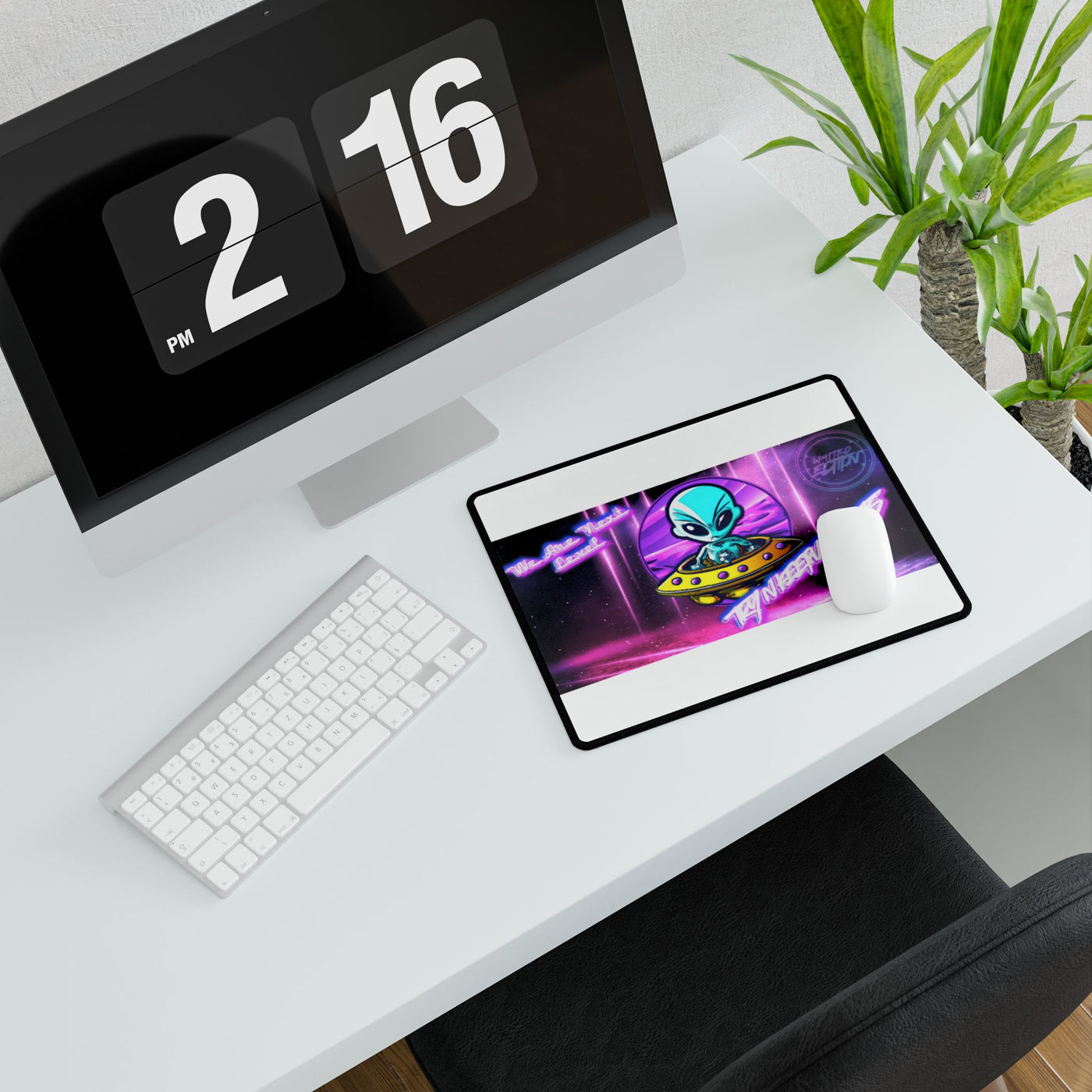 Limited Edition Alien Desk Mat - We Are Next Level