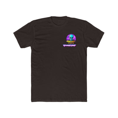 Unisex Cotton Crew Tee - Alien Encounter Graphic T-shirt