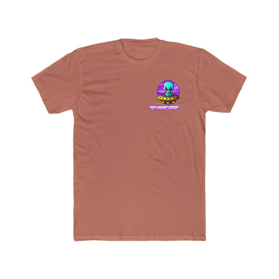 Unisex Cotton Crew Tee - Alien Encounter Graphic T-shirt