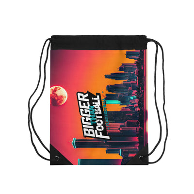 Vibrant Cityscape Drawstring Bag - Perfect for Travel and Festivals