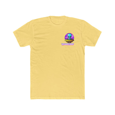 Unisex Cotton Crew Tee - Alien Encounter Graphic T-shirt