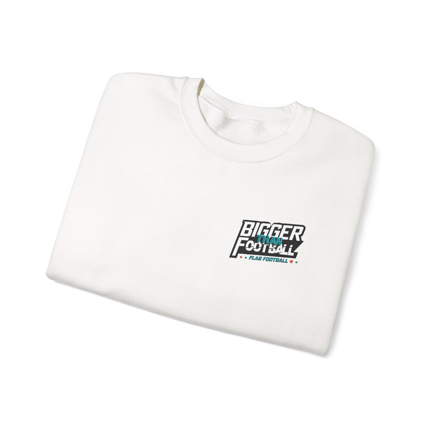 Bigger Football Unisex Heavy Blend Crewneck Sweatshirt