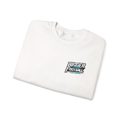 Bigger Football Unisex Heavy Blend Crewneck Sweatshirt