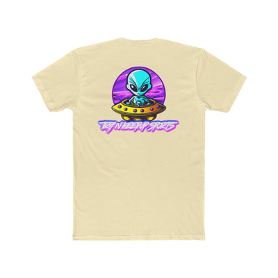 Unisex Cotton Crew Tee - Alien Encounter Graphic T-shirt