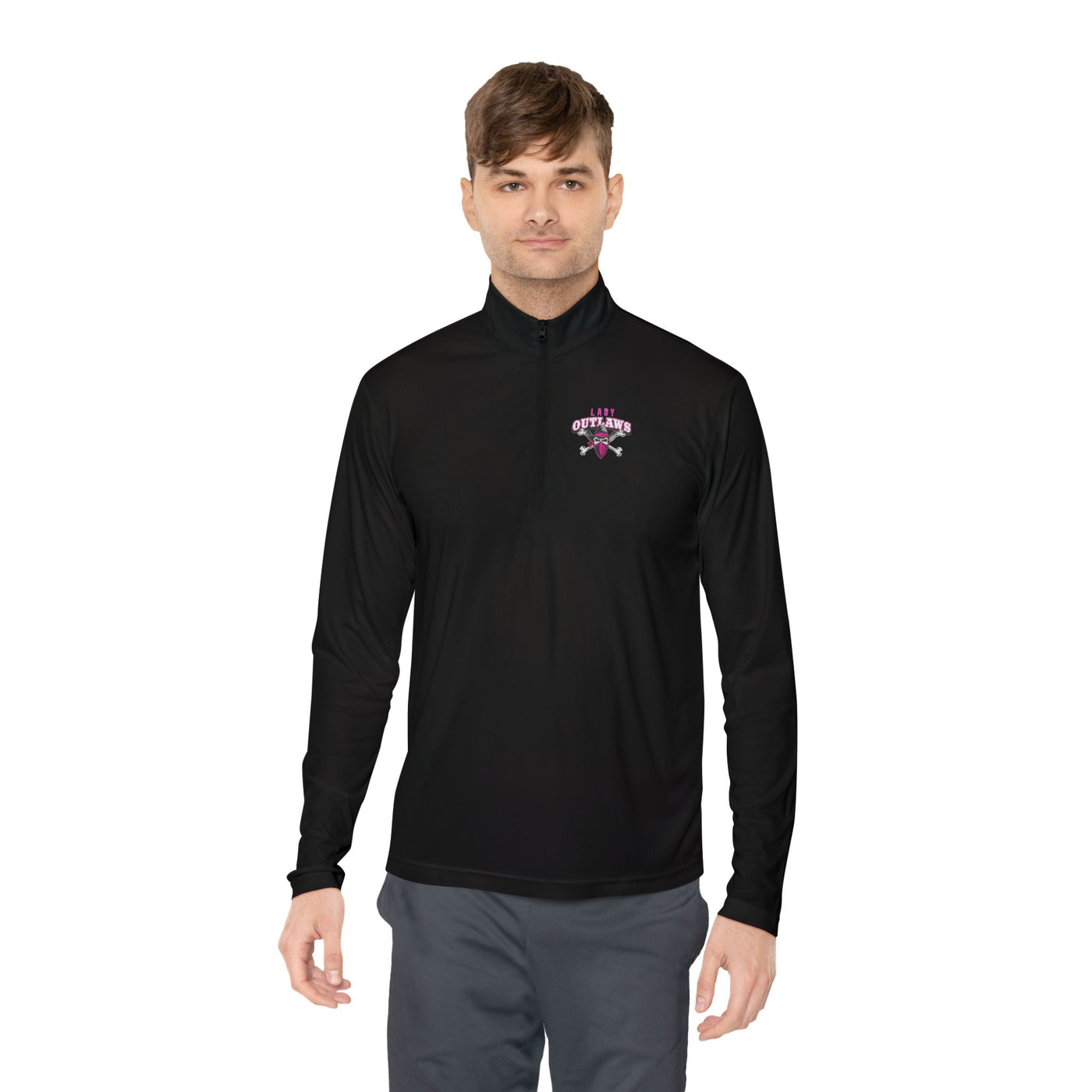 Lady Outlaws Unisex Quarter-Zip Pullover