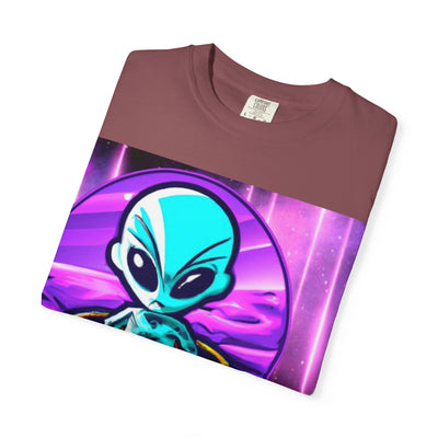 Retro Alien Graphic Unisex T-Shirt - Vintage Space Vibe