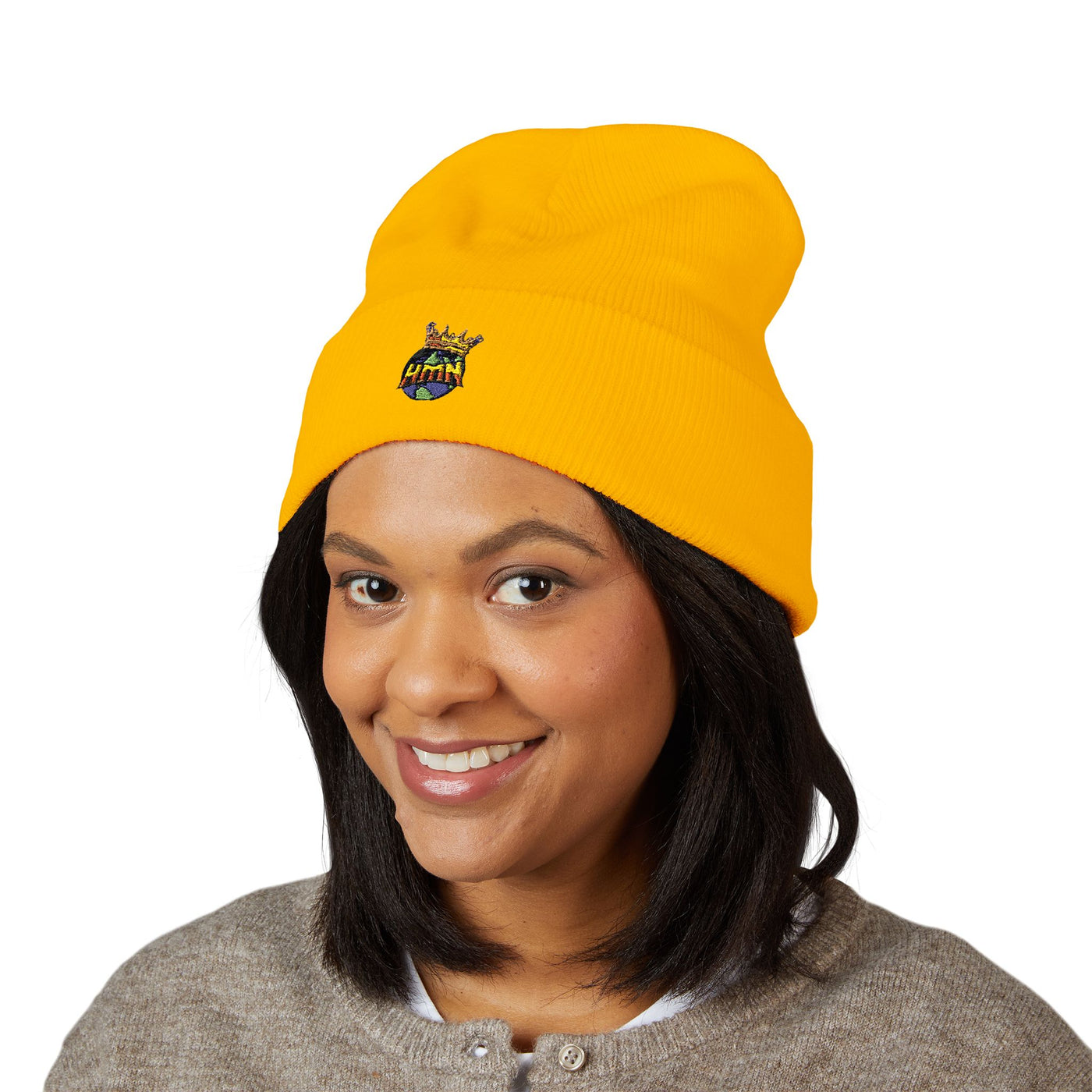 HMN Classic Cuffed Beanie (Embroidery)