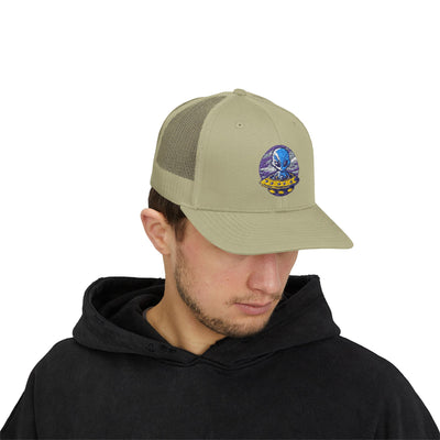 Alien UFO Snapback Trucker Cap - Fun & Trendy Hat for Sci-Fi Lovers