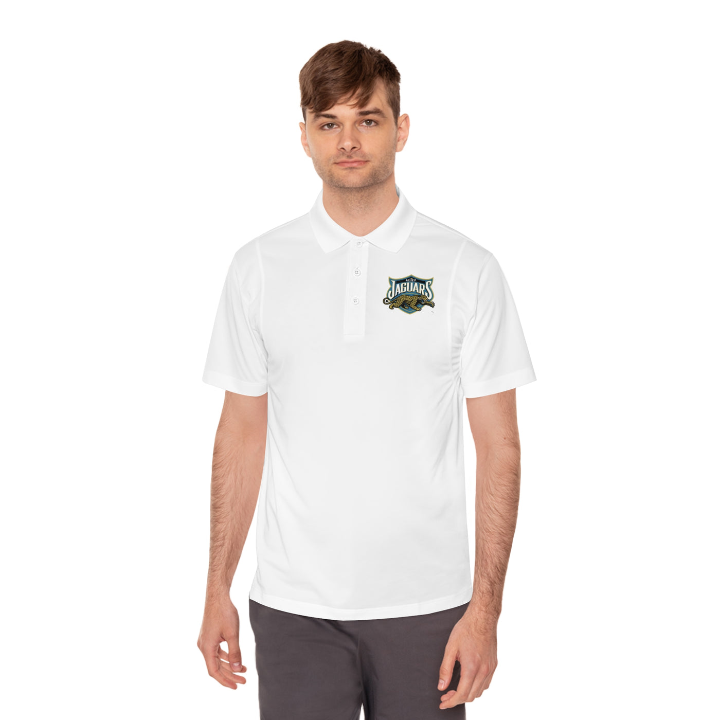 Alief Jaguars Men's Sport Polo Shirt - Perfect for Game Day or Casual Outings
