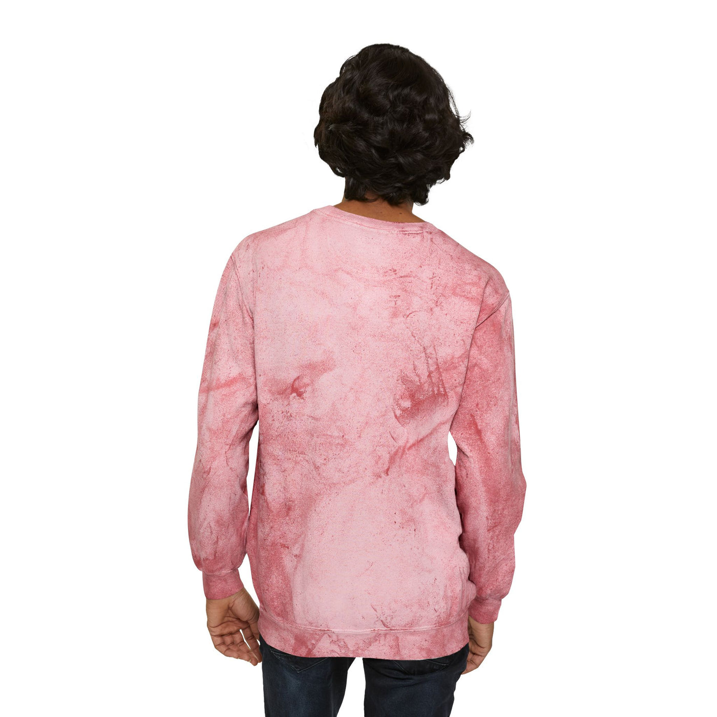 Color Blast Alien Crewneck Sweatshirt – Fun Unisex Apparel for UFO Enthusiasts