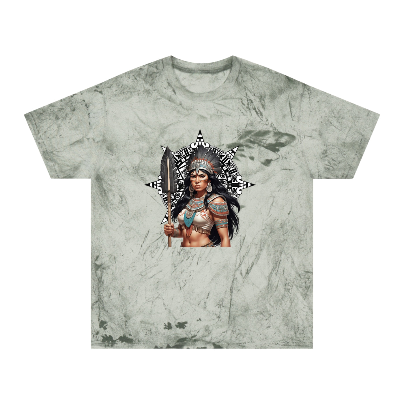 Vibrant Warrior Unisex Color Blast T-Shirt - Bold Statement Tee