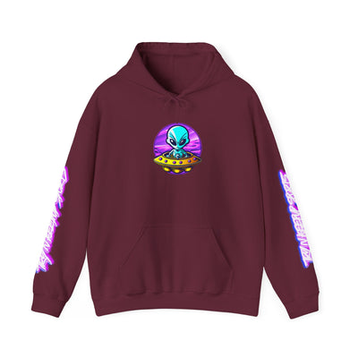 Retro Alien Graphic Hoodie - Unisex Heavy Blend™ Sweatshirt