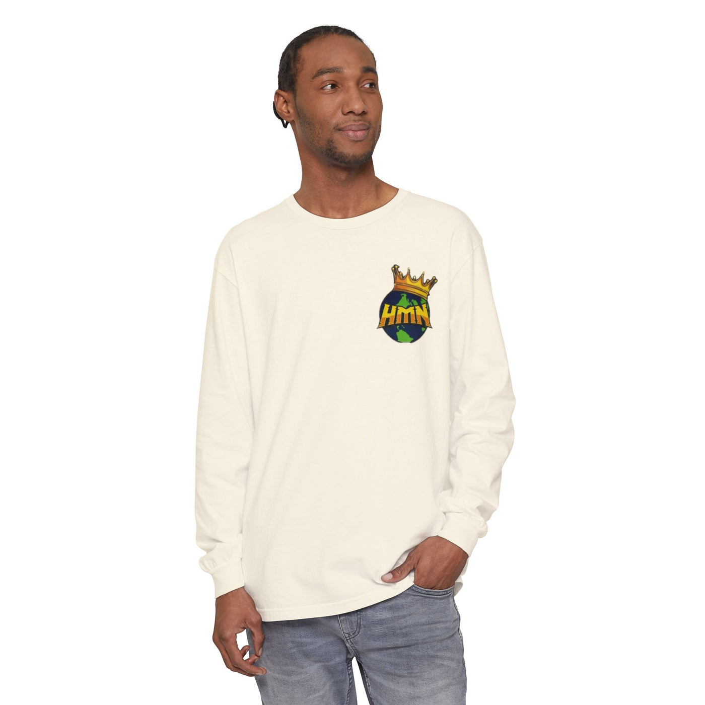 Unisex Garment-dyed Long Sleeve T-Shirt
