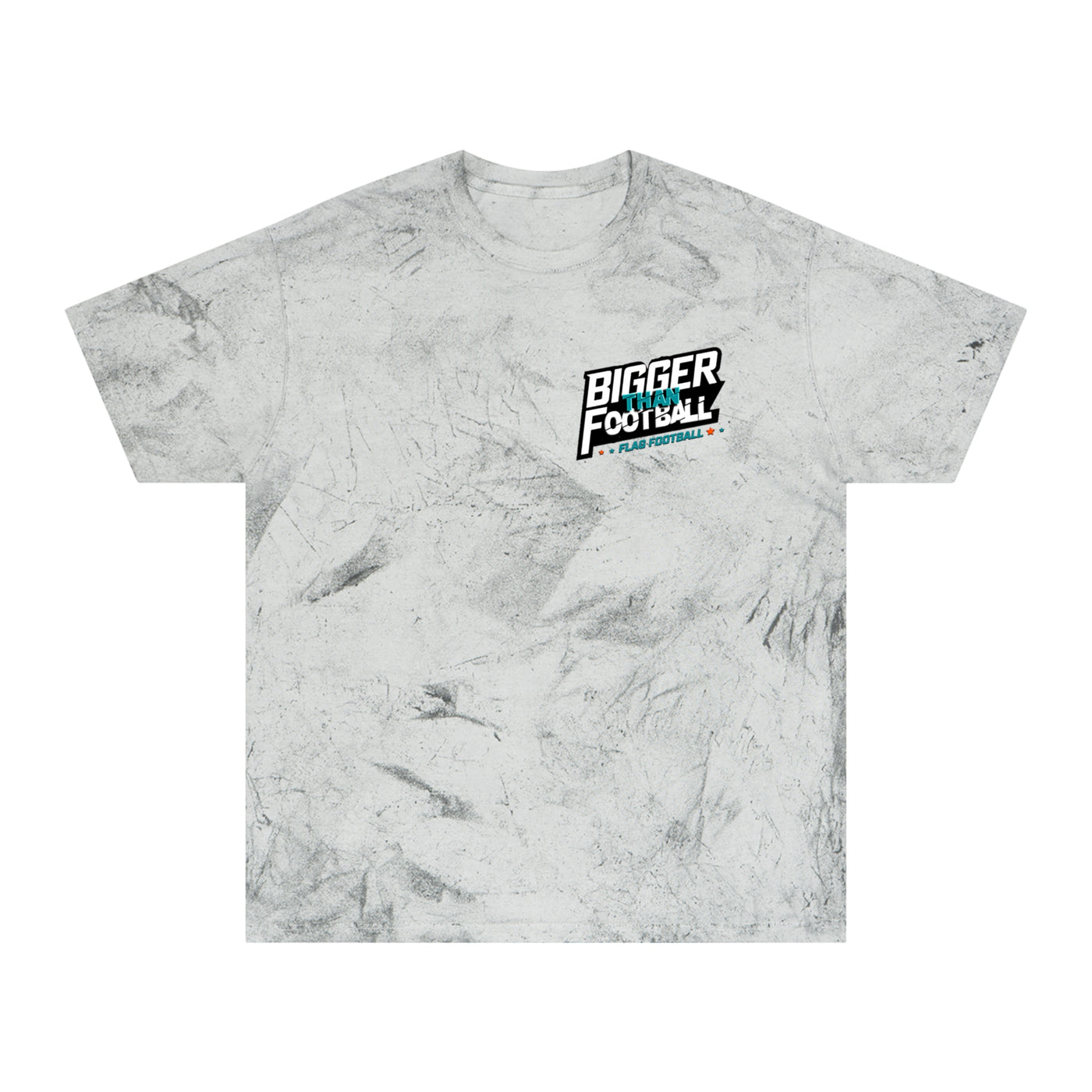 Bigger Football Unisex Tie-Dye T-Shirt - Color Blast Style