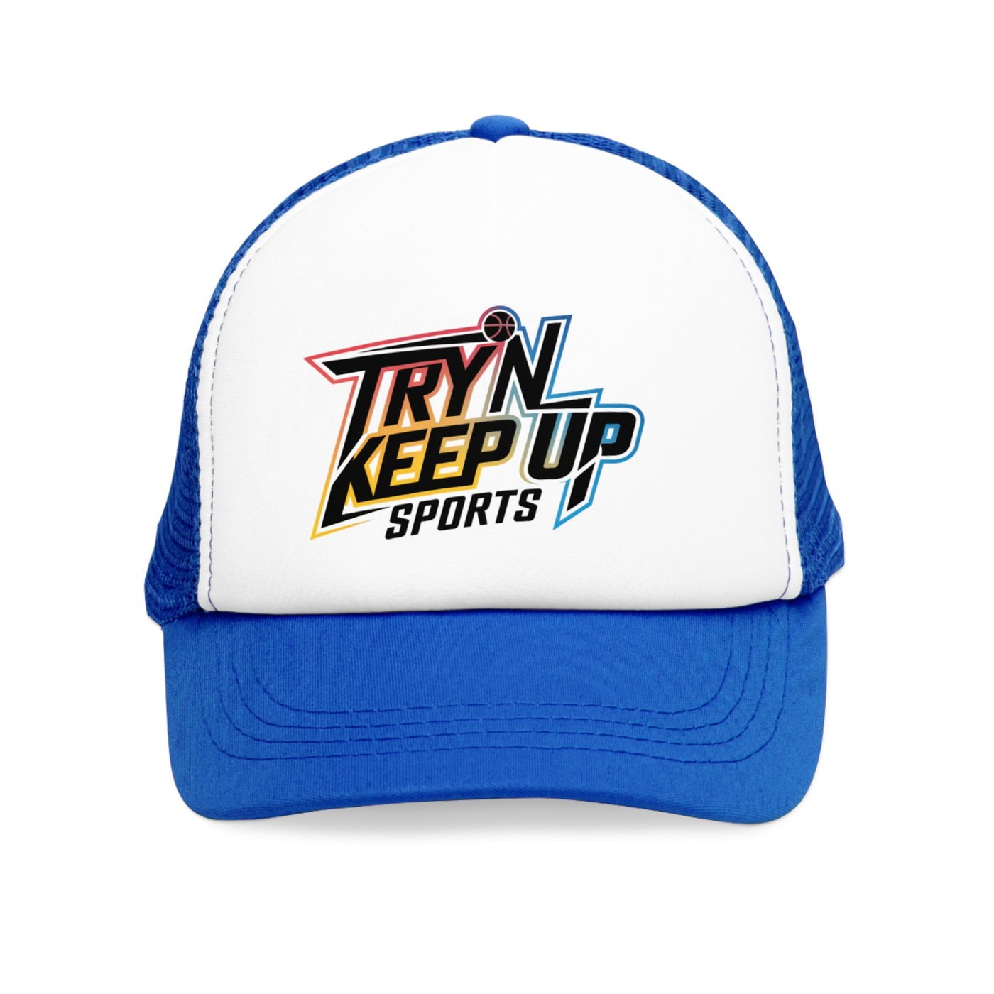 Active Sports Mesh Cap - 'Tryn Keep Up' Trucker Hat for Sports Enthusiasts