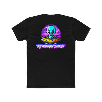 Unisex Cotton Crew Tee - Alien Encounter Graphic T-shirt