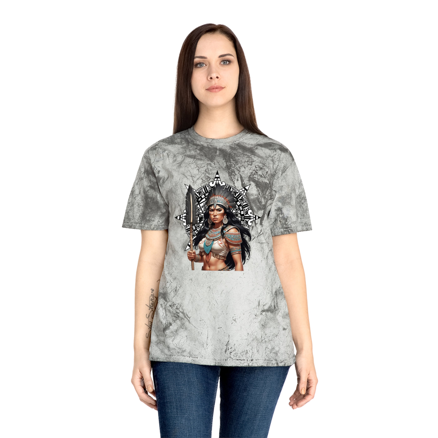 Vibrant Warrior Unisex Color Blast T-Shirt - Bold Statement Tee