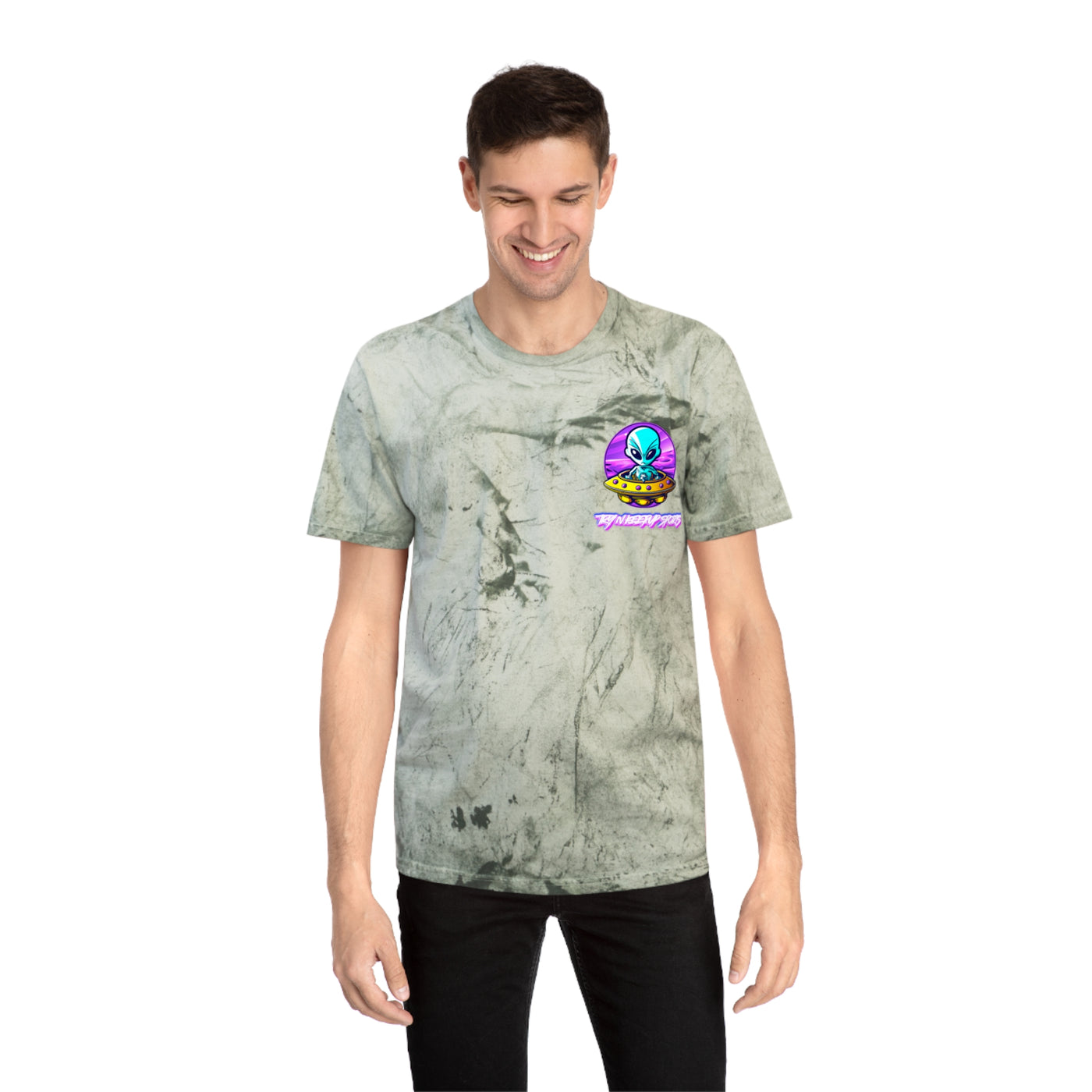 Colorful Alien Graphic Unisex T-Shirt - Perfect for Festivals & Casual Wear