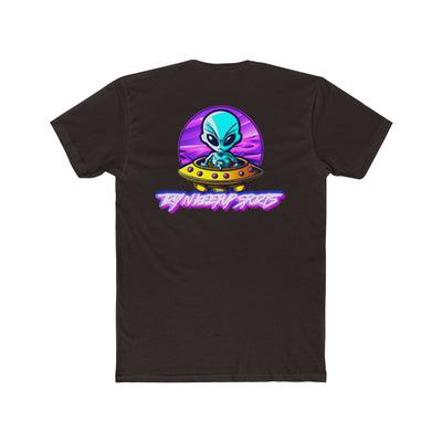 Unisex Cotton Crew Tee - Alien Encounter Graphic T-shirt