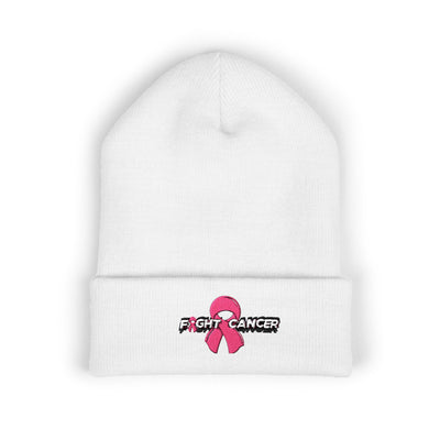 Pink Ribbon Classic Cuffed Beanie