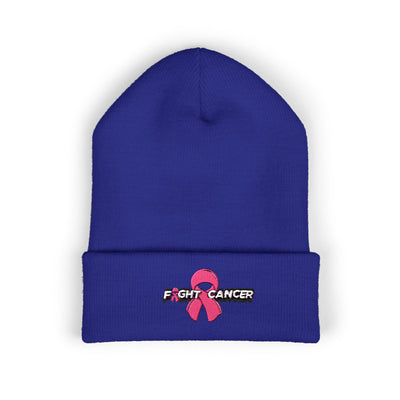 Pink Ribbon Classic Cuffed Beanie