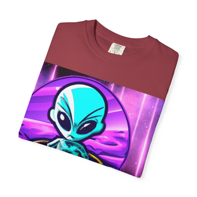 Retro Alien Graphic Unisex T-Shirt - Vintage Space Vibe