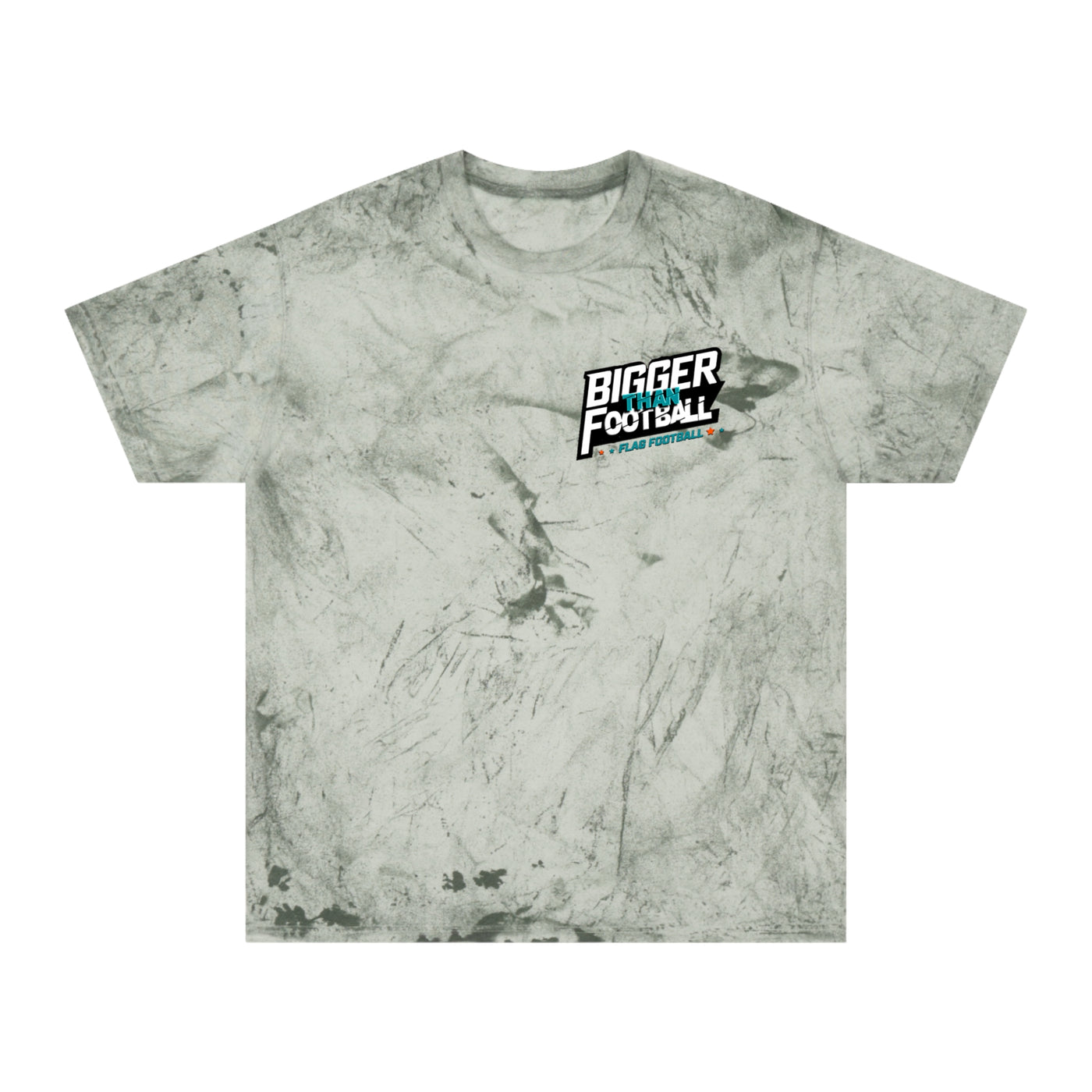 Bigger Football Unisex Tie-Dye T-Shirt - Color Blast Style