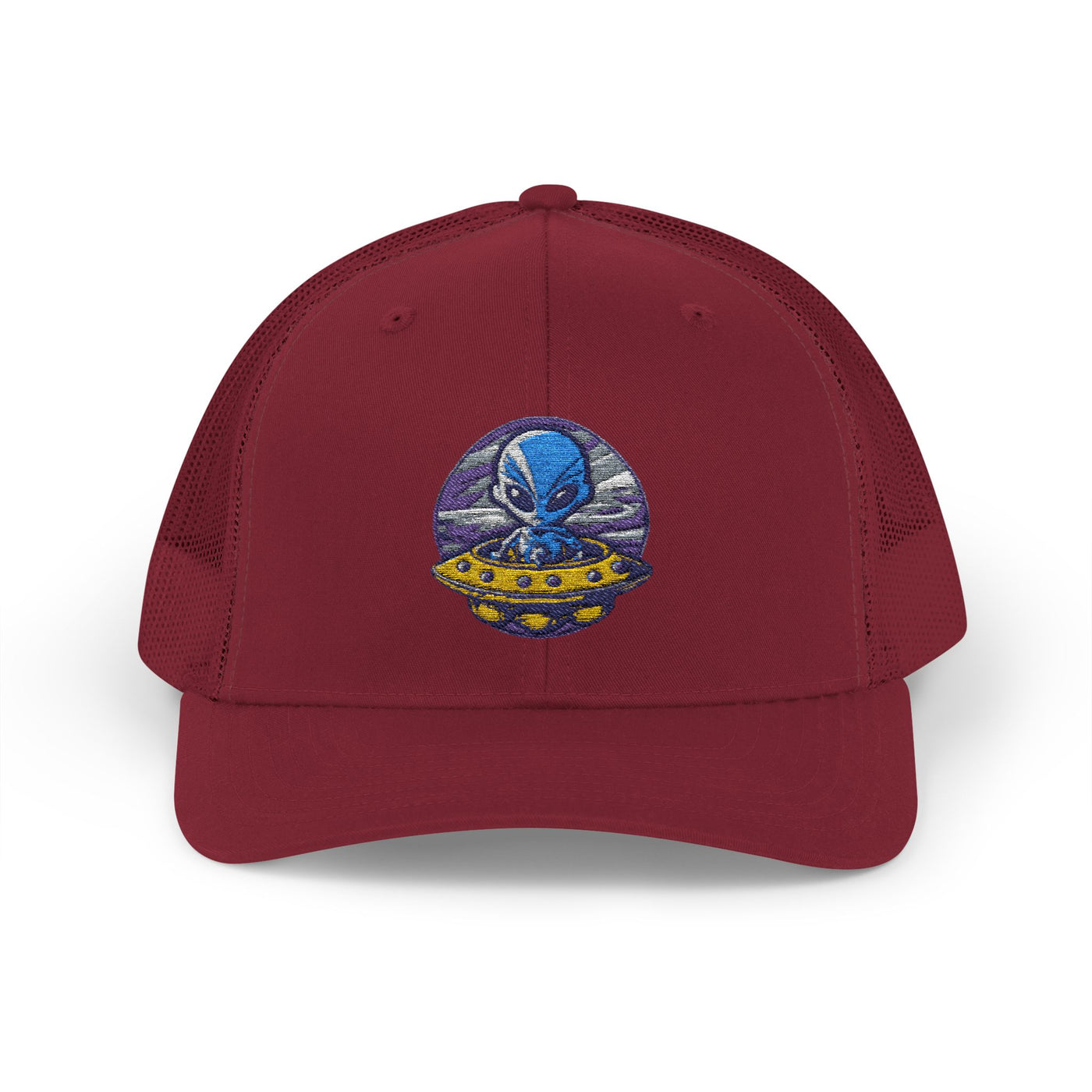 Alien UFO Snapback Trucker Cap - Fun & Trendy Hat for Sci-Fi Lovers