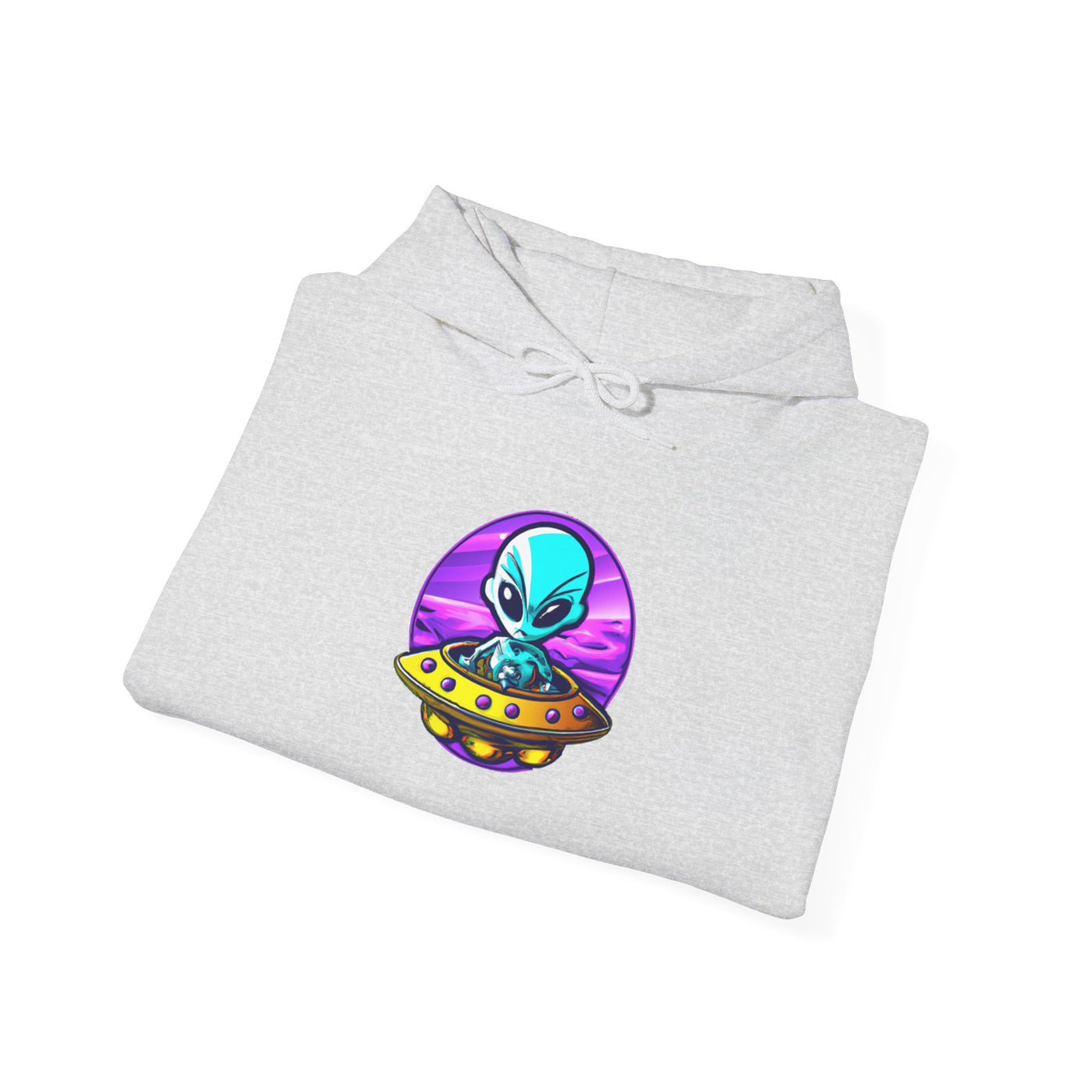 Retro Alien Graphic Hoodie - Unisex Heavy Blend™ Sweatshirt