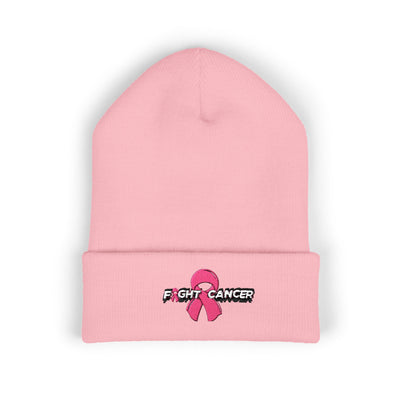 Pink Ribbon Classic Cuffed Beanie