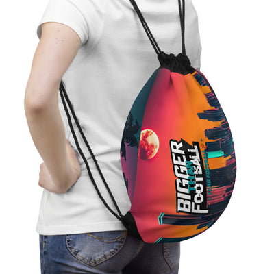 Vibrant Cityscape Drawstring Bag - Perfect for Travel and Festivals