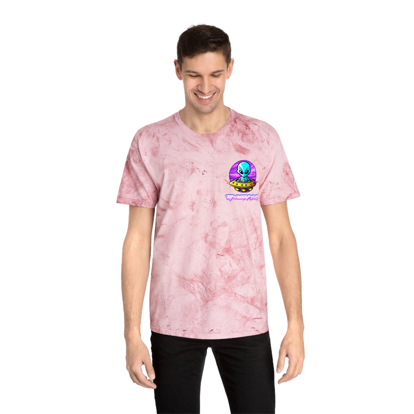 Colorful Alien Graphic Unisex T-Shirt - Perfect for Festivals & Casual Wear