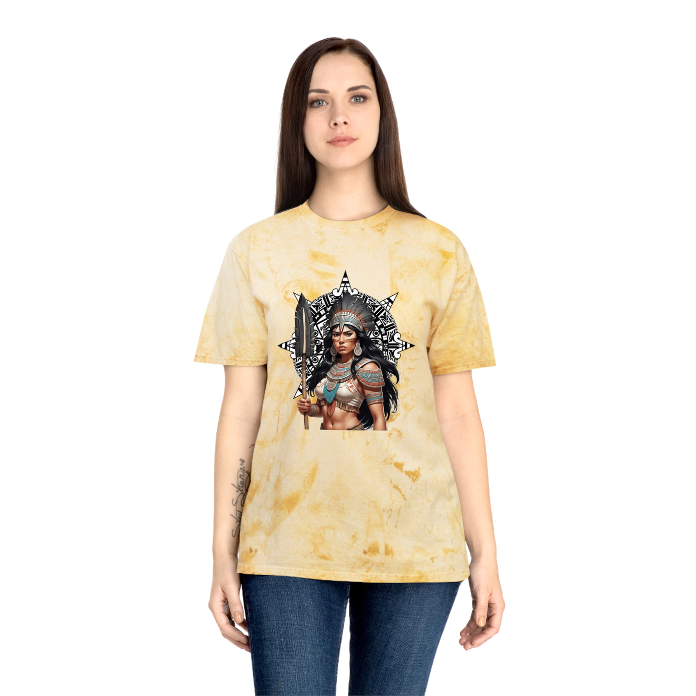 Vibrant Warrior Unisex Color Blast T-Shirt - Bold Statement Tee