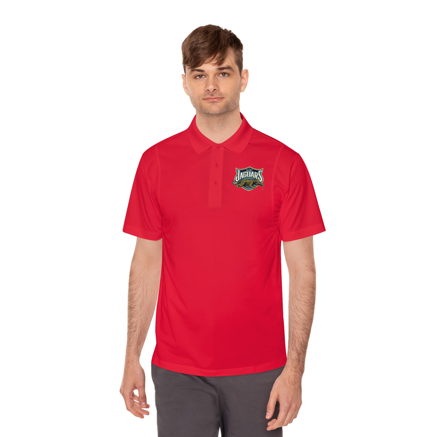 Alief Jaguars Men's Sport Polo Shirt - Perfect for Game Day or Casual Outings