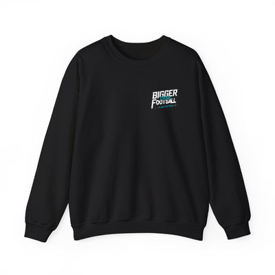 Bigger Football Unisex Heavy Blend Crewneck Sweatshirt