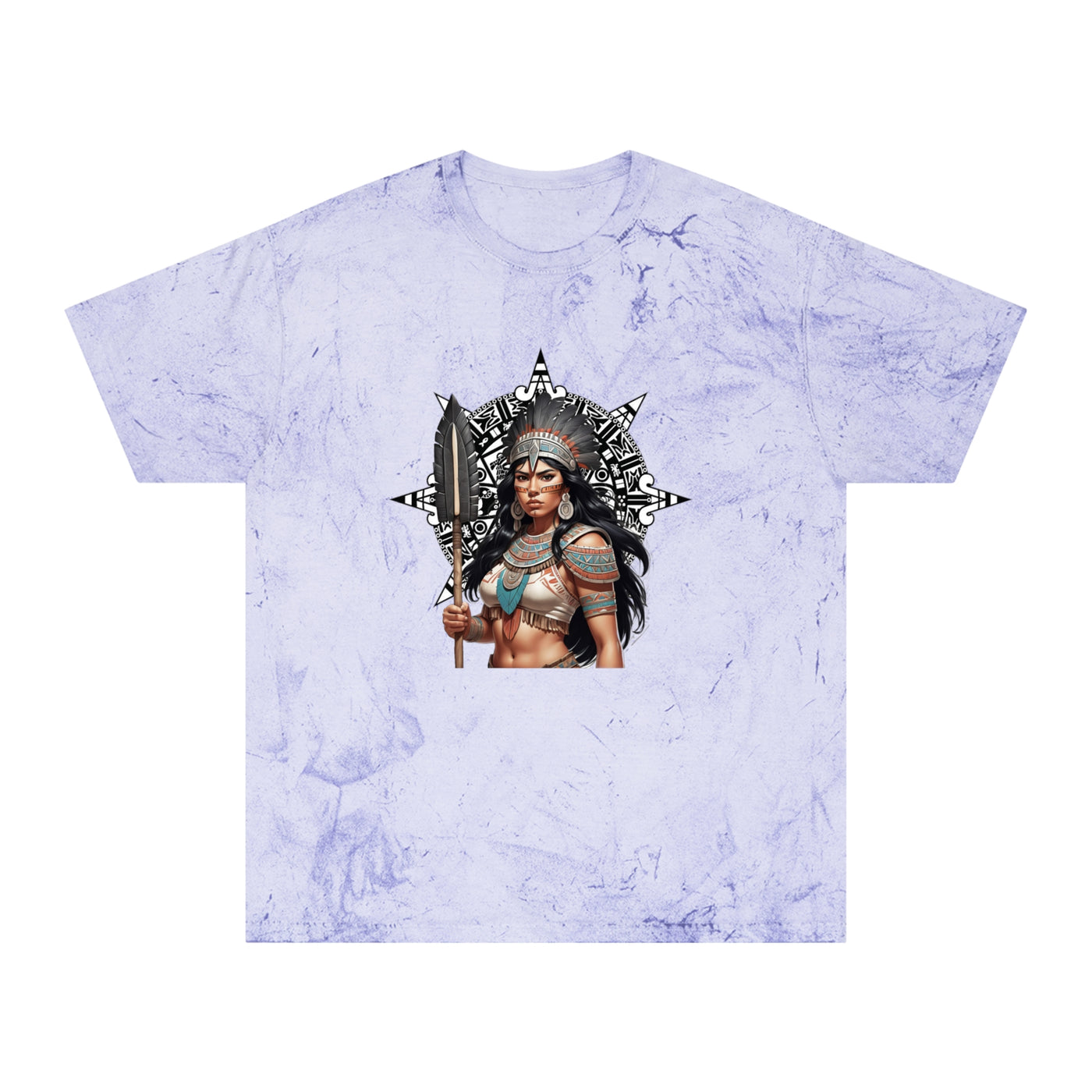 Vibrant Warrior Unisex Color Blast T-Shirt - Bold Statement Tee