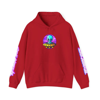 Retro Alien Graphic Hoodie - Unisex Heavy Blend™ Sweatshirt